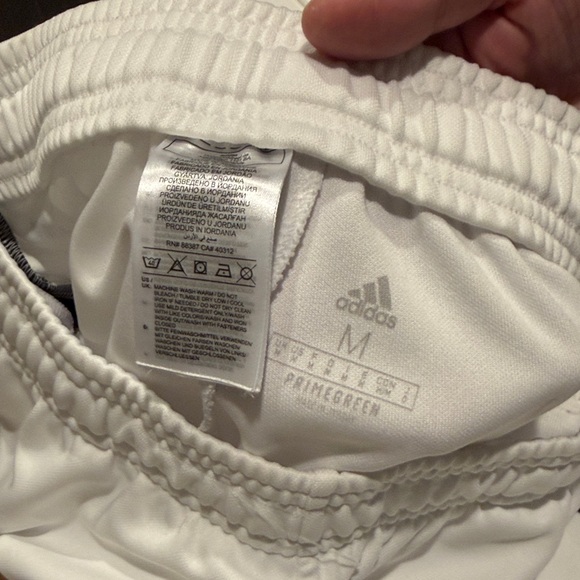 Adidas Mens Medium White and Black Tiro Track Pants - Picture 2 of 3